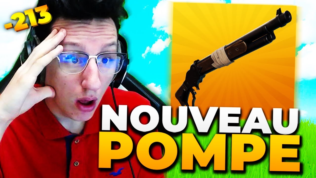 JE TEST LE NOUVEAU POMPE LEVIER SUR FORTNITE + PRE EDIT MODIFIE (Il est incroyable)