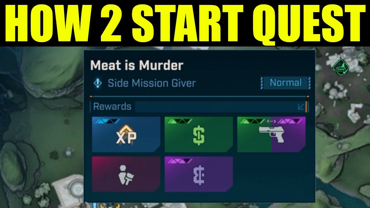 Borderlands 4 - meat is murder quest guide walkthrough (how to start mission) 