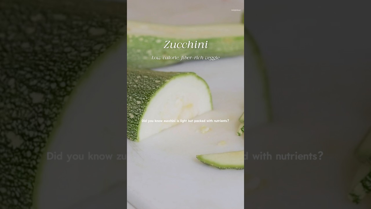 Zucchini Benefits | Low-Calorie, Fiber-Rich Veggie for Digestion