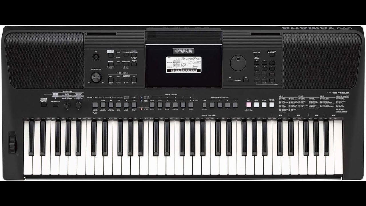como programar  ritmos y sonidos en la yamaha psr E463 video #2