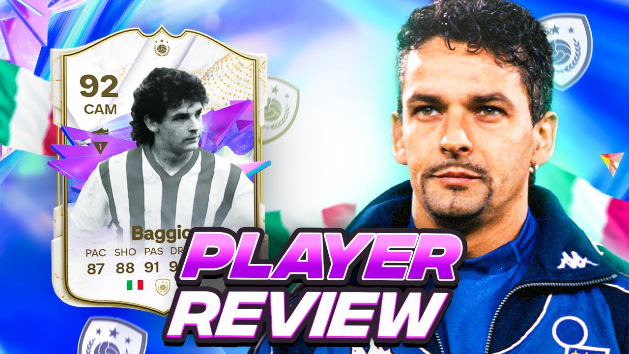 92 FUTURE STARS ICON BAGGIO SBC PLAYER REVIEW | FC 24 Ultimate Team