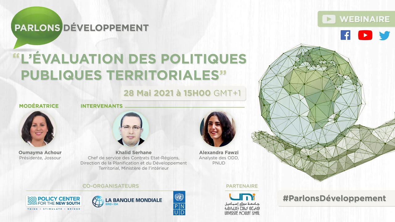 #ParlonsDéveloppement - 2ème édition : l'évaluation des politiques publiques territoriales