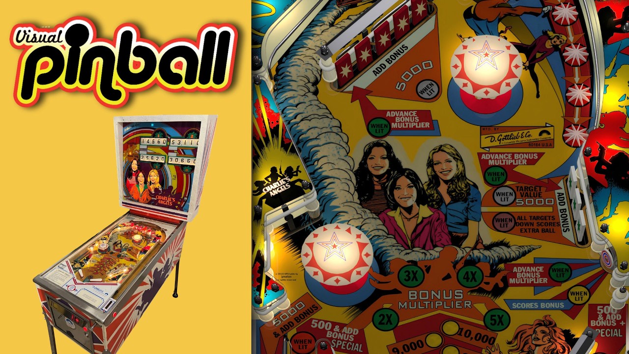 Charlie's Angels EM (Gottlieb 1979) - Visual Pinball - VPX
