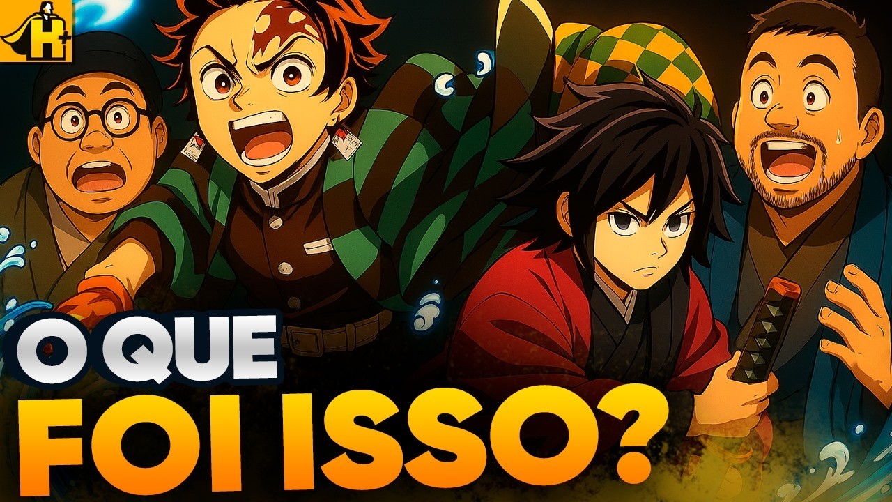 QUE ANIME FOI ESSE! DEMON SLAYER CASTELO INFINITO - LEVES SPOILERS