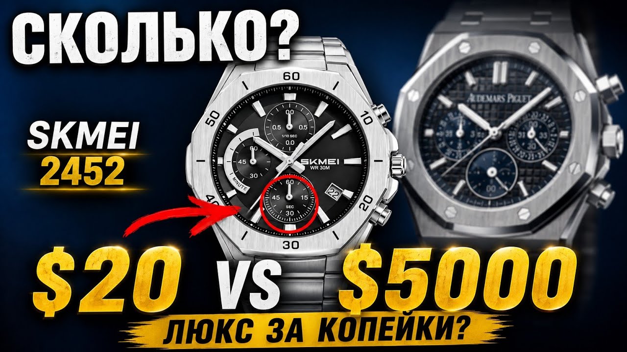Кварцевые Часы SKMEI 2452 - Хомаж Casio, Дешево и Сердито