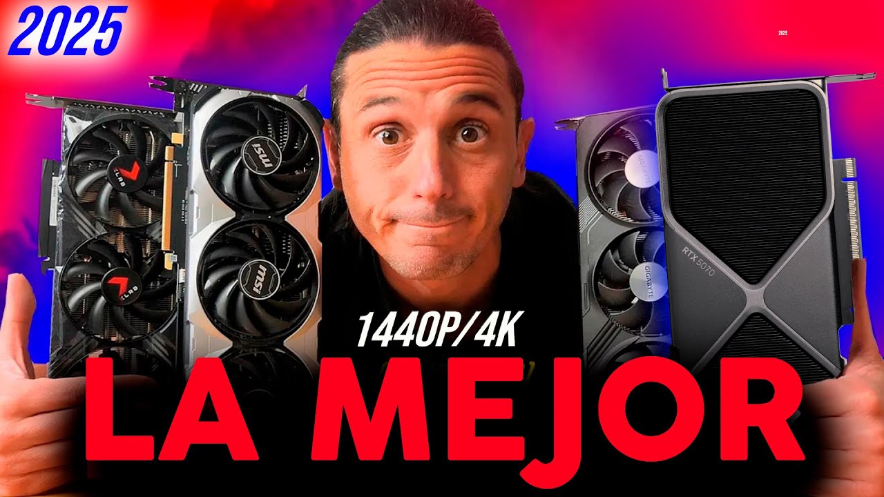 ¿Cuál es la MEJOR GPU GAMING calidad-precio 2025? 🔥 (1440p / 4K) | RTX 5070 / Ti vs RX 9070 / XT