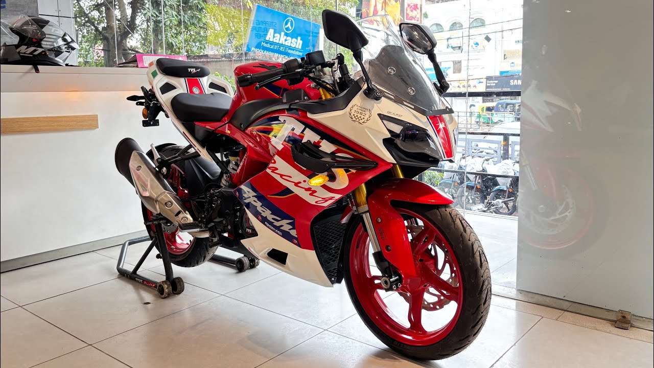 New 2024 TVS Apache RR 310 Dynamic Pro Kit Full Review 🥳 | Autotechinfo