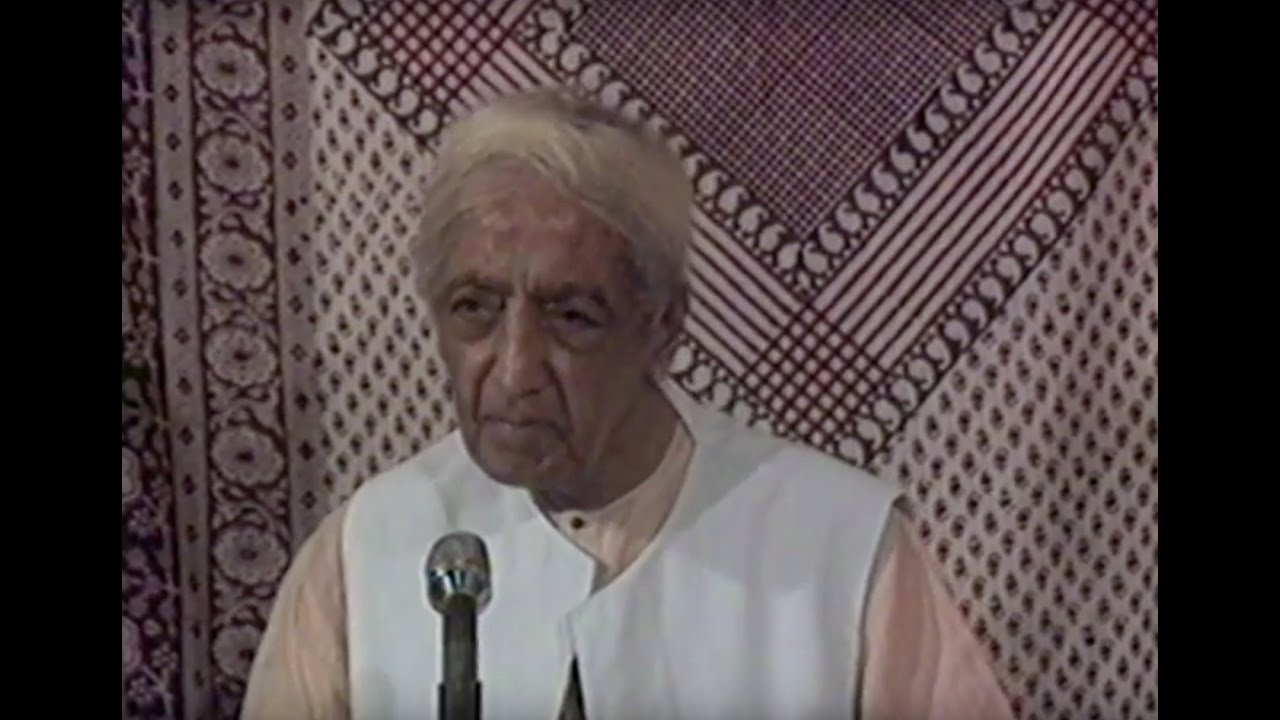 Is there another instrument of inquiry than thought? | J. Krishnamurti