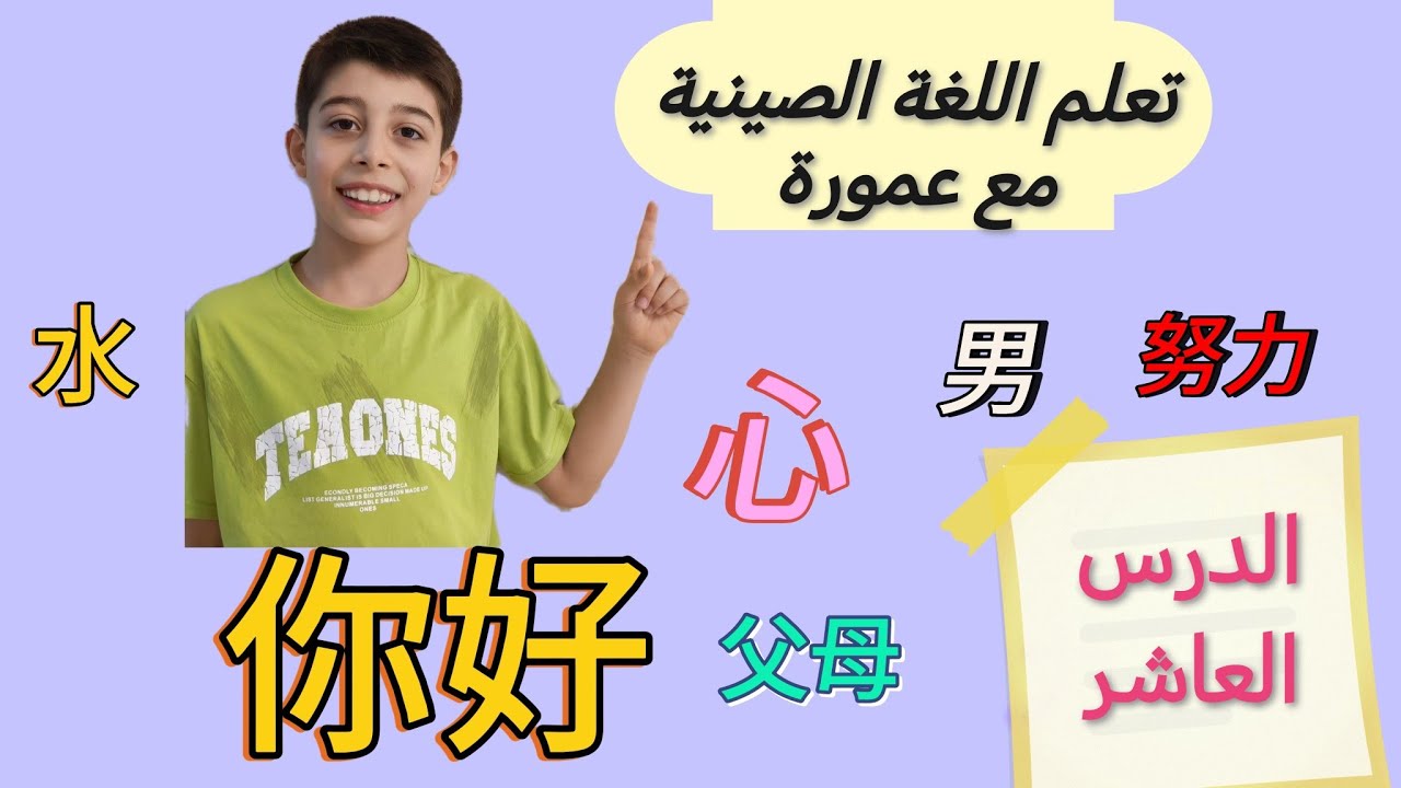 تعلم اللغة الصينية مع عمورة:  الدرس 10: تعرف على الاتجاهات باللغة الصينية، كورس امتحان HSK1
