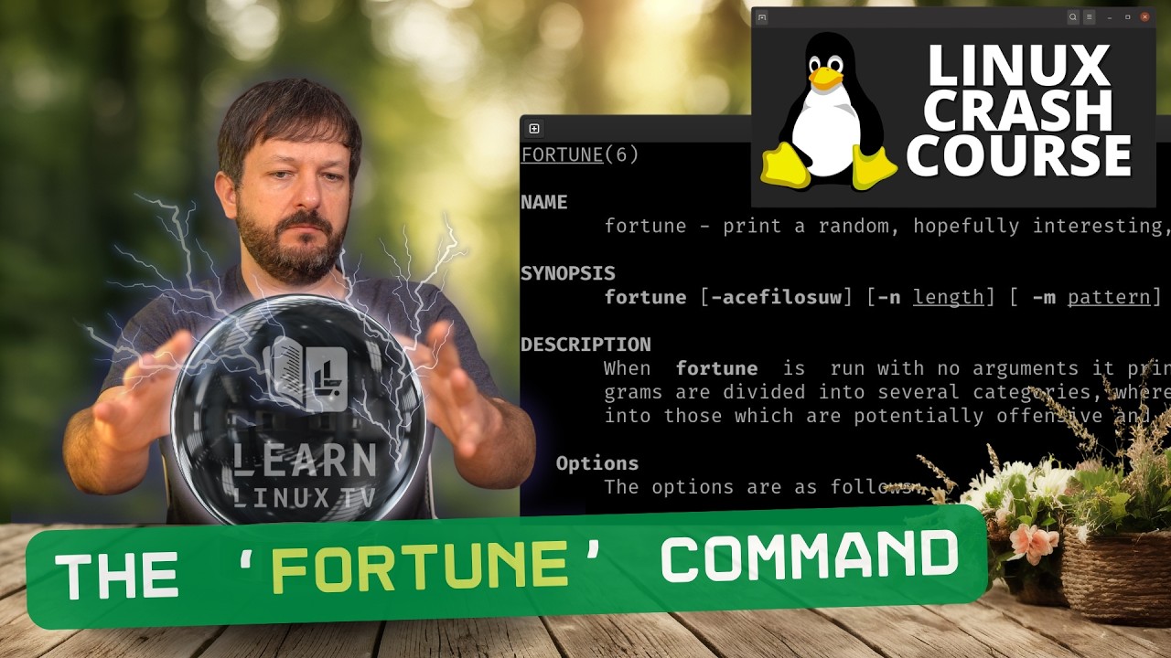 Команда 'fortune' в Linux (скрытая забава в терминале!)