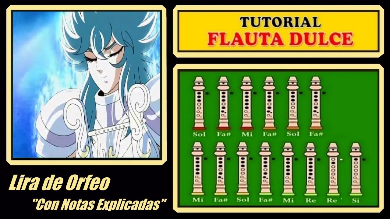 Saint Seiya - Lira de Orfeo en Flauta Dulce 