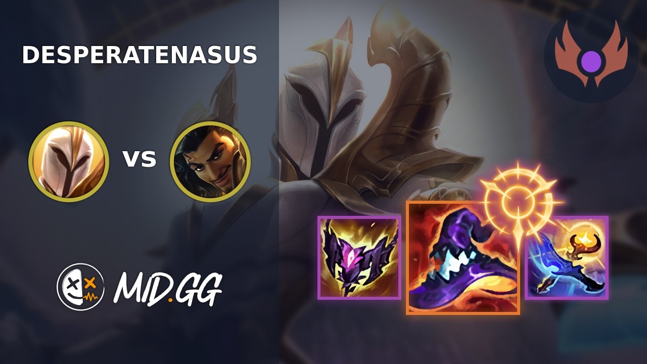 MID.GG: [ DesperateNasus ] Kayle MID vs Akshan | EUNE MASTER | LOL Season 2026