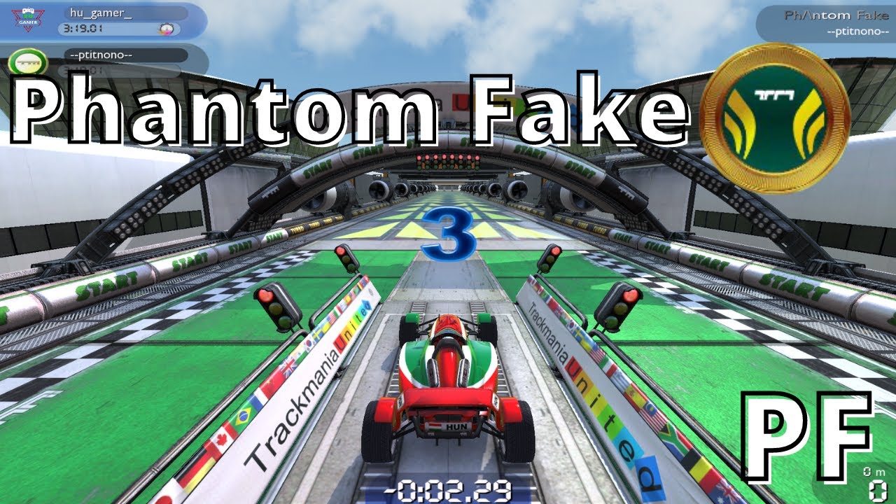 Trackmania Nations Forever Most Awarded PF Track -  PF Phantom Fake Author Medal