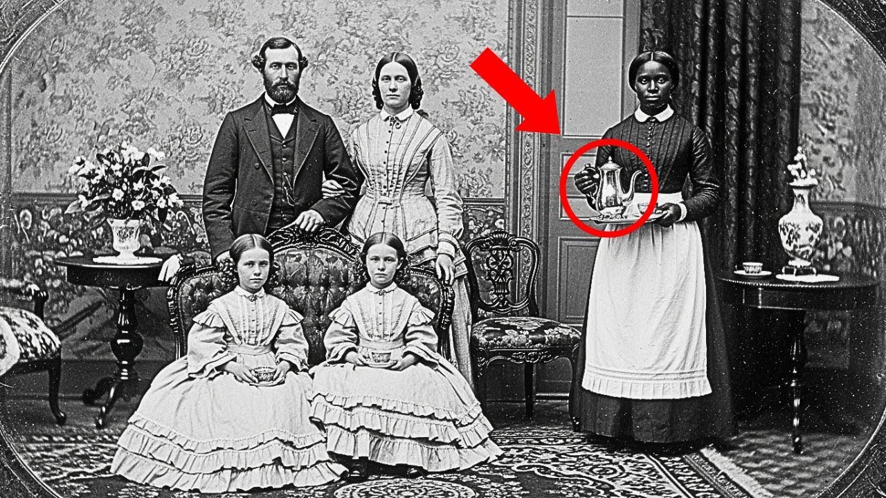 Счастливый семейный портрет 1863 года скрывает на виду смертельную тайну, которую скрывал раб.
