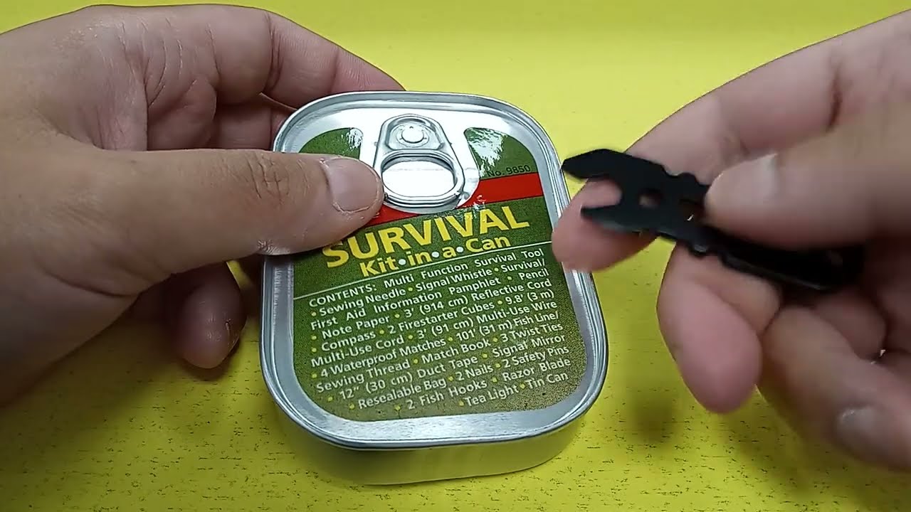Coghlan's Survival Kit-in-a-can Overview.