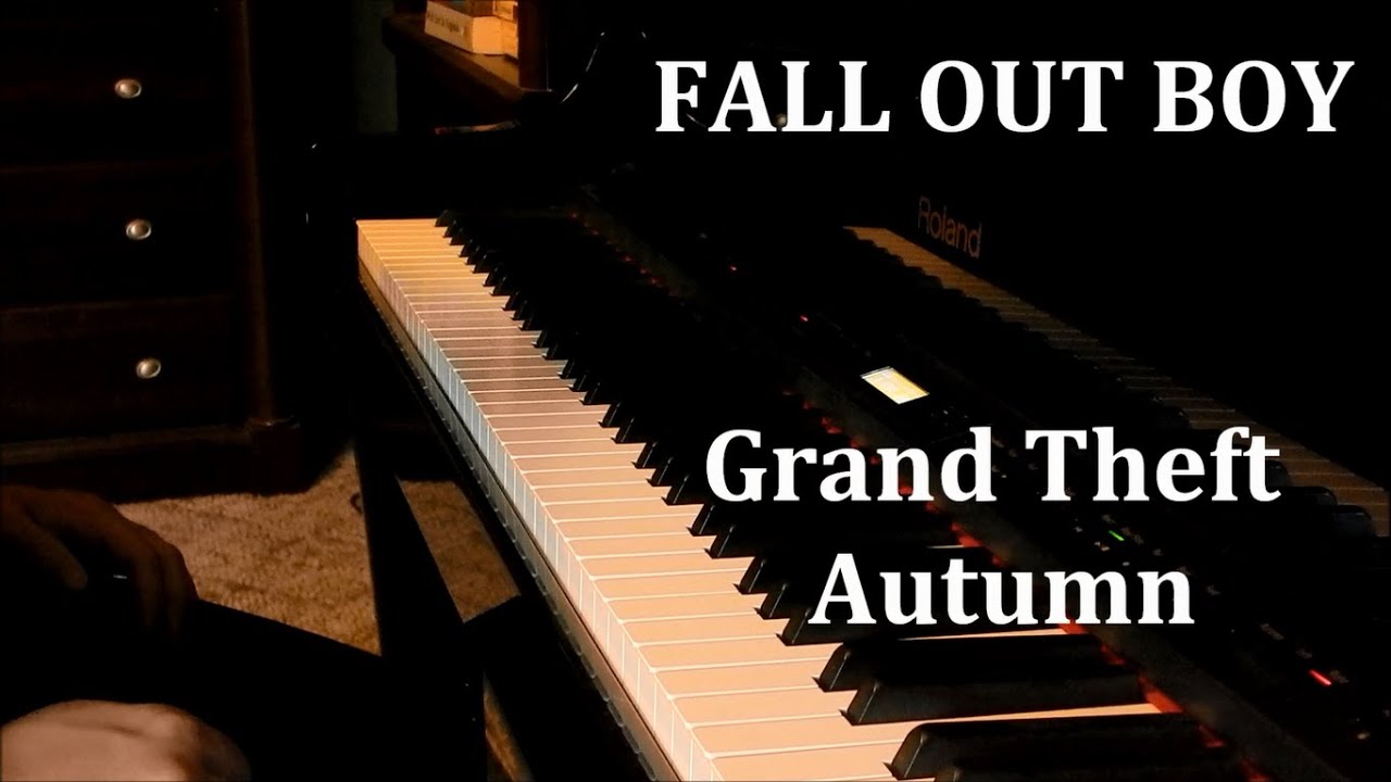 Fall Out Boy - Grand Theft Autumn (piano cover)