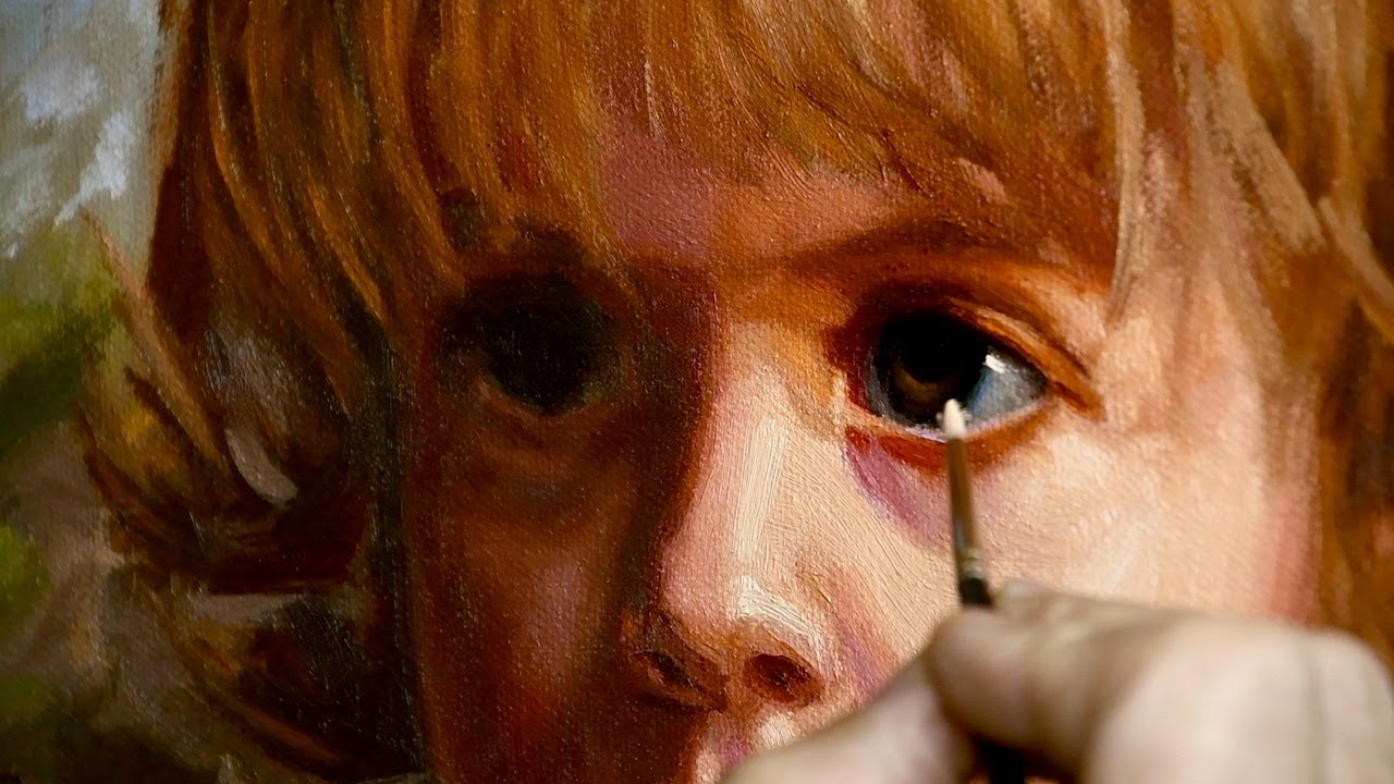 Simple Way to Paint the Portrait in Oil - how to paint a portrait in an intuitive and forgiving way