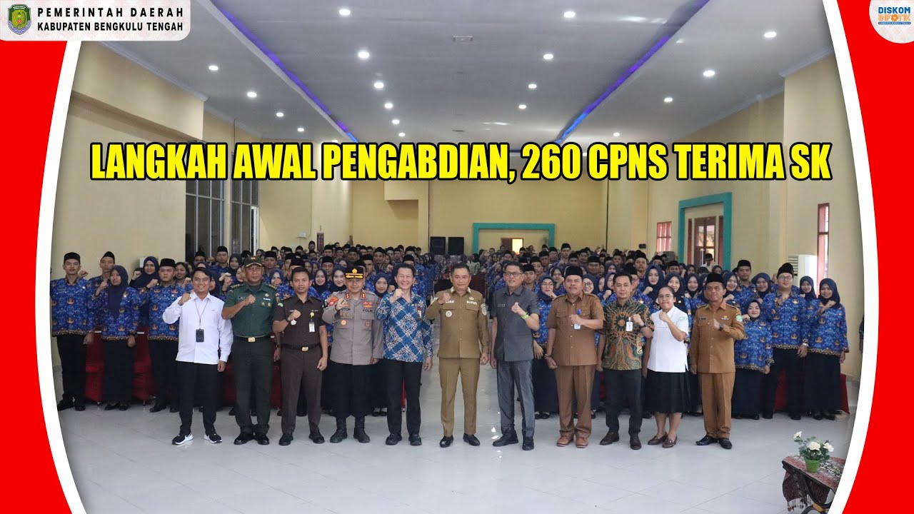 Langkah Awal Pengabdian, 260 CPNS Terima SK