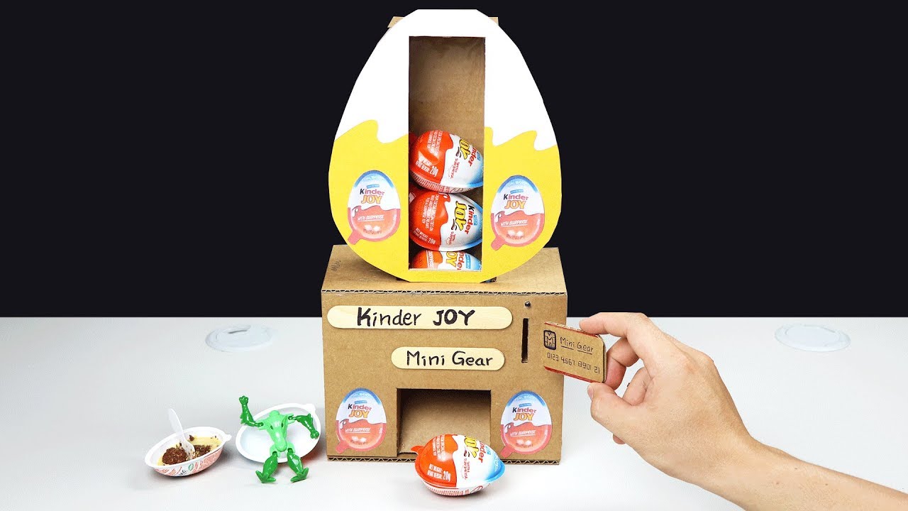 Wow! Amazing DIY Kinder Joy Vending Machine