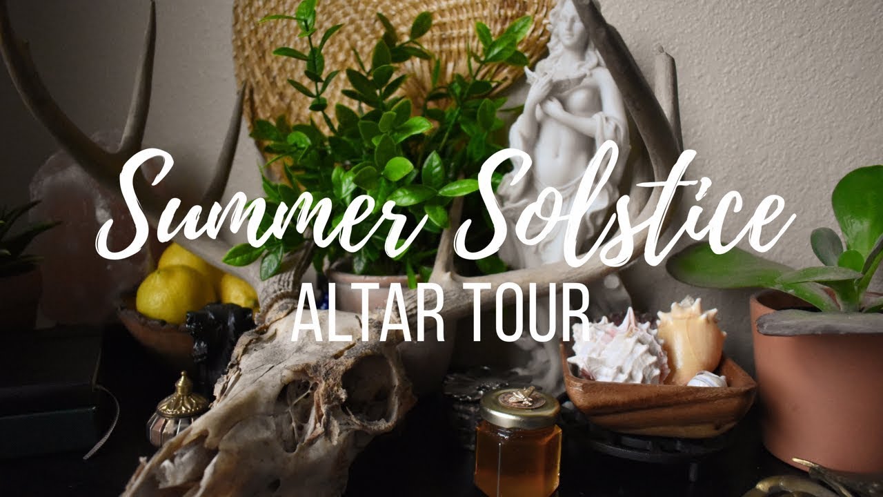 Summer Solstice ALTAR TOUR | 2019 Minimalistic Litha Altar