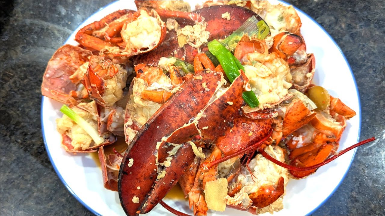 姜葱焗龙虾｜Lobster with Ginger and Scallion | 最简单的做法 绝对成功