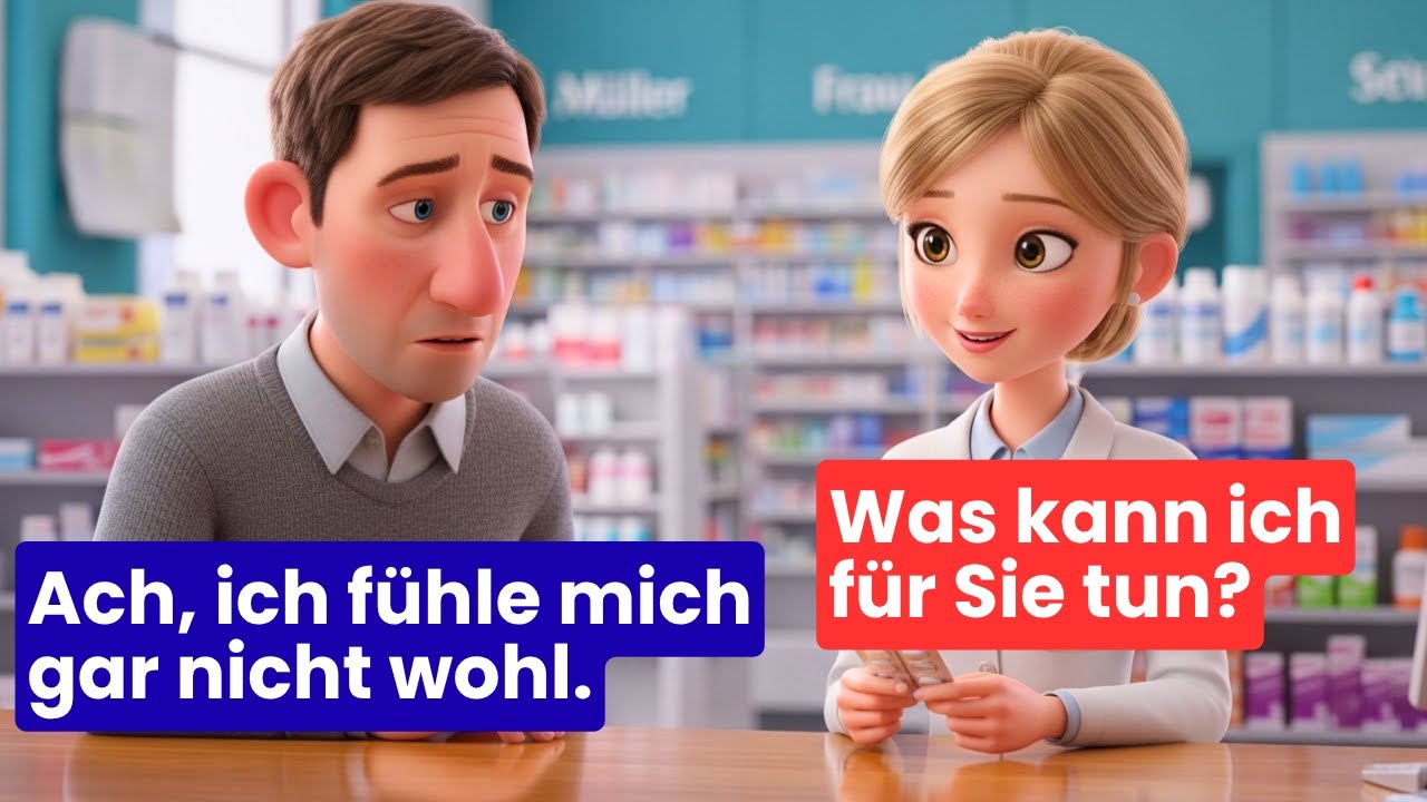 10 Echte Deutsche Dialoge (A2-B1) | Deutsch im Alltag sprechen