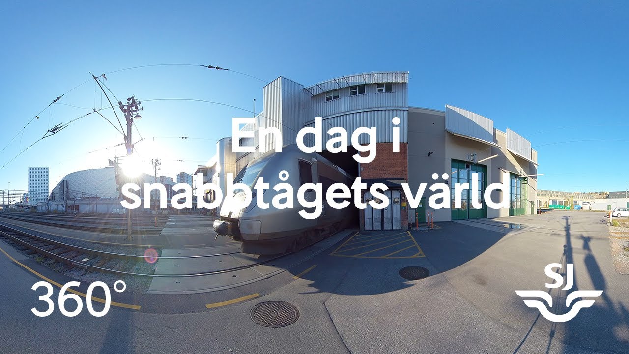 En dag i snabbtågets värld - 360 film från Hagalunds depå