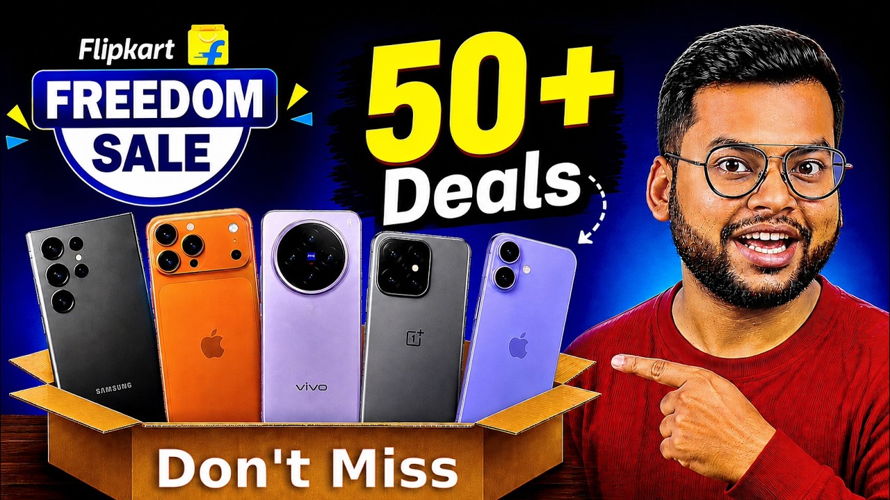 Flipkart Freedom Sale 2026 All Deals 🔥🔥 iPhone 17 Offer? Flipkart and Amazon Great Freedom Sale