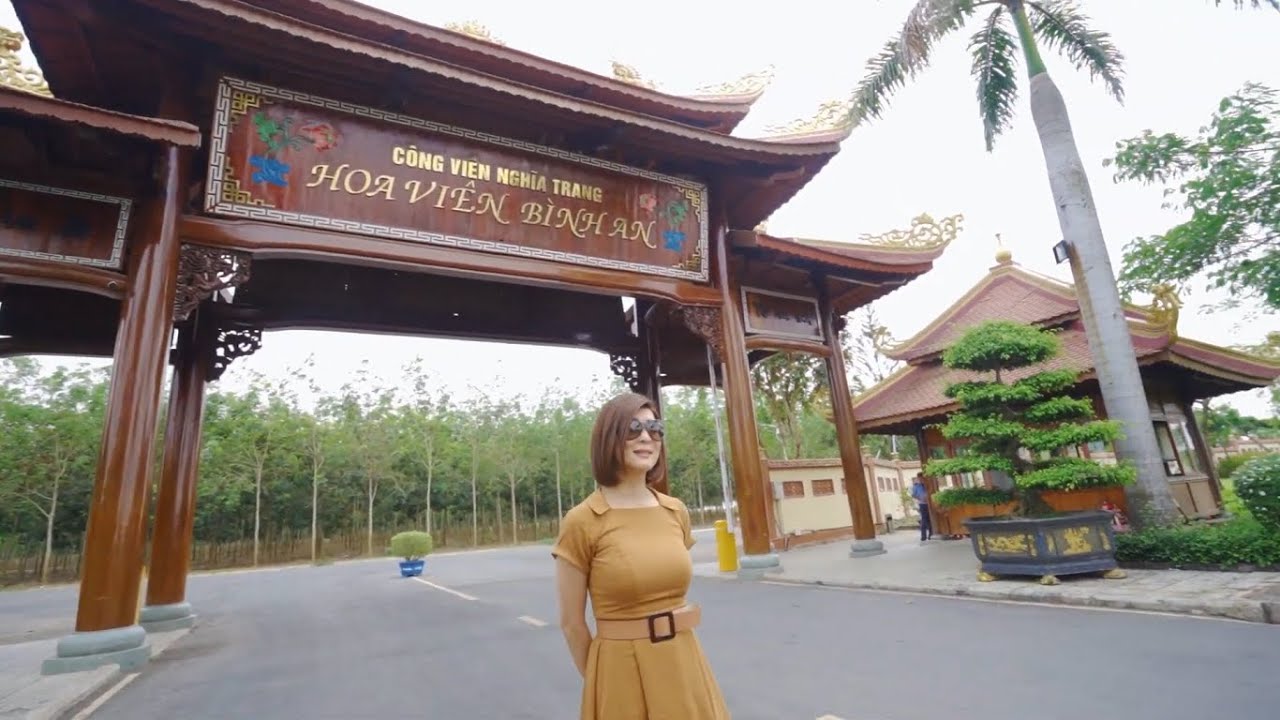 MC Nguyễn Cao Kỳ Duyên Tham Quan Công Viên Nghĩa Trang Hoa Viên Bình An