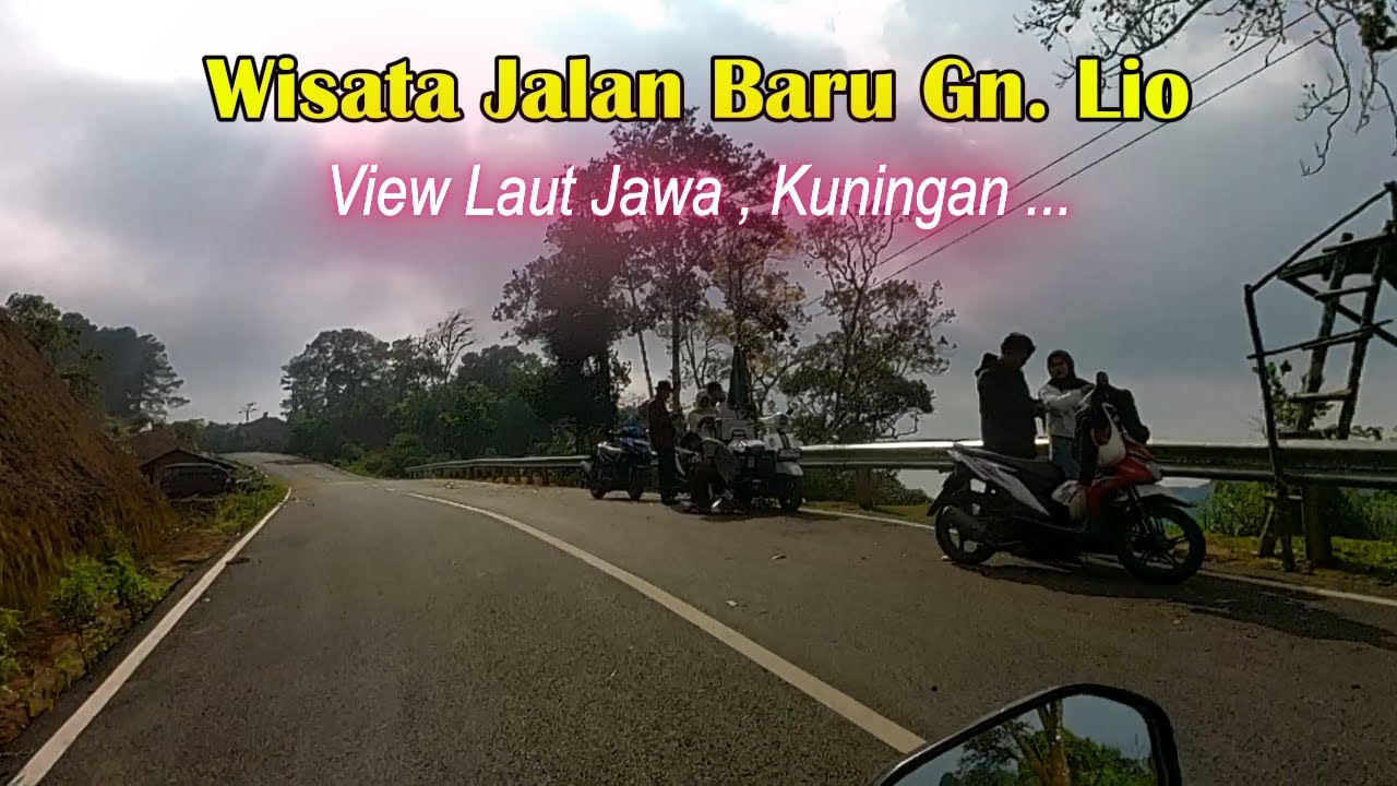 Jalan Baru Gunung Lio , wisata jalan ekstrim di atas awan