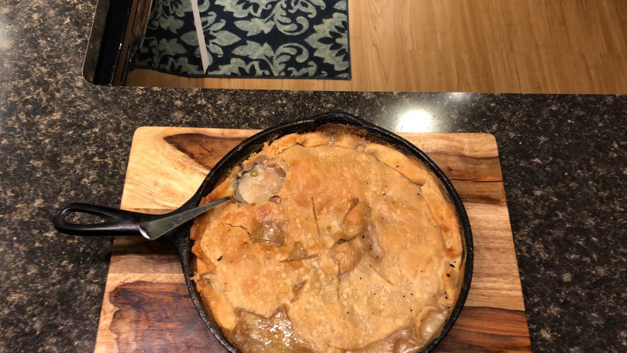 Easy Grilled Chicken Pot Pie on the Weber Kettle Grill