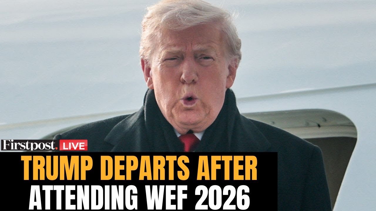 Trump Davos 2026 LIVE: US President Donald Trump's Departure from World Economic Forum | N18G