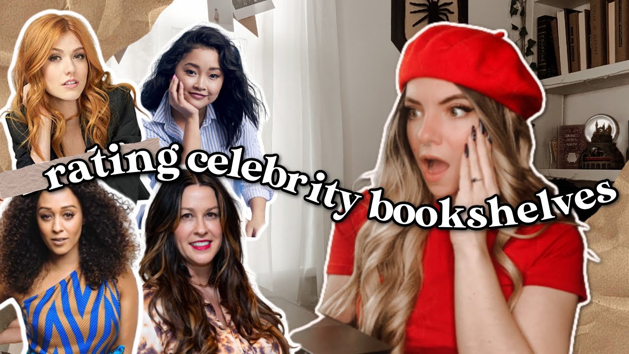 rating celebrity bookshelves 📚