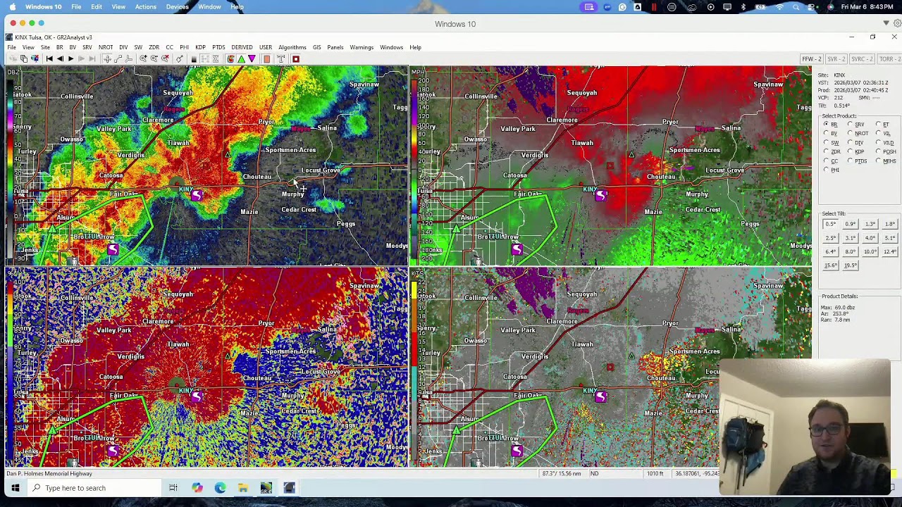 LIVE STORM UPDATE: TULSA, OK TORNADO WARNING!