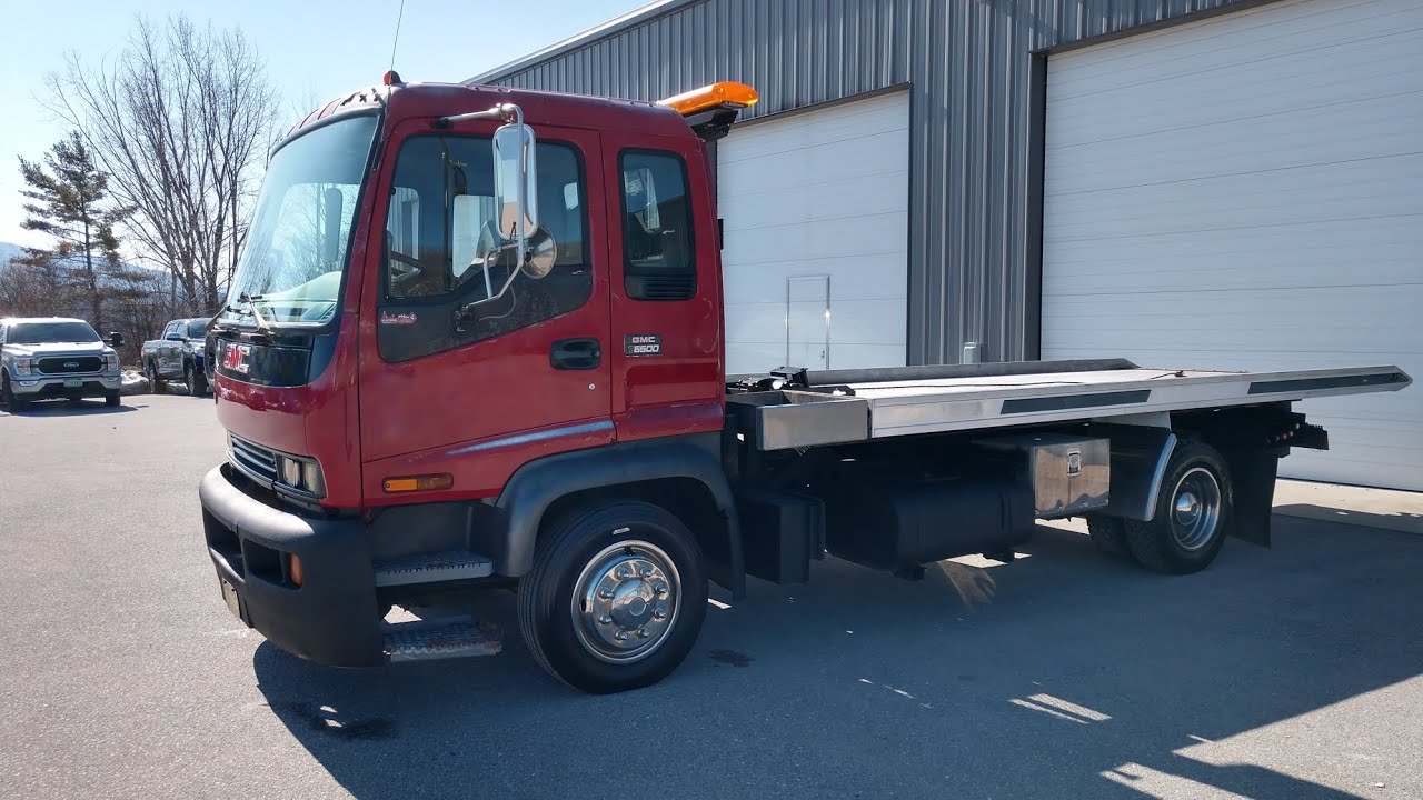 FOR SALE!!! 2001 GMC CAB OVER ROLLBACK TOW TRUCK