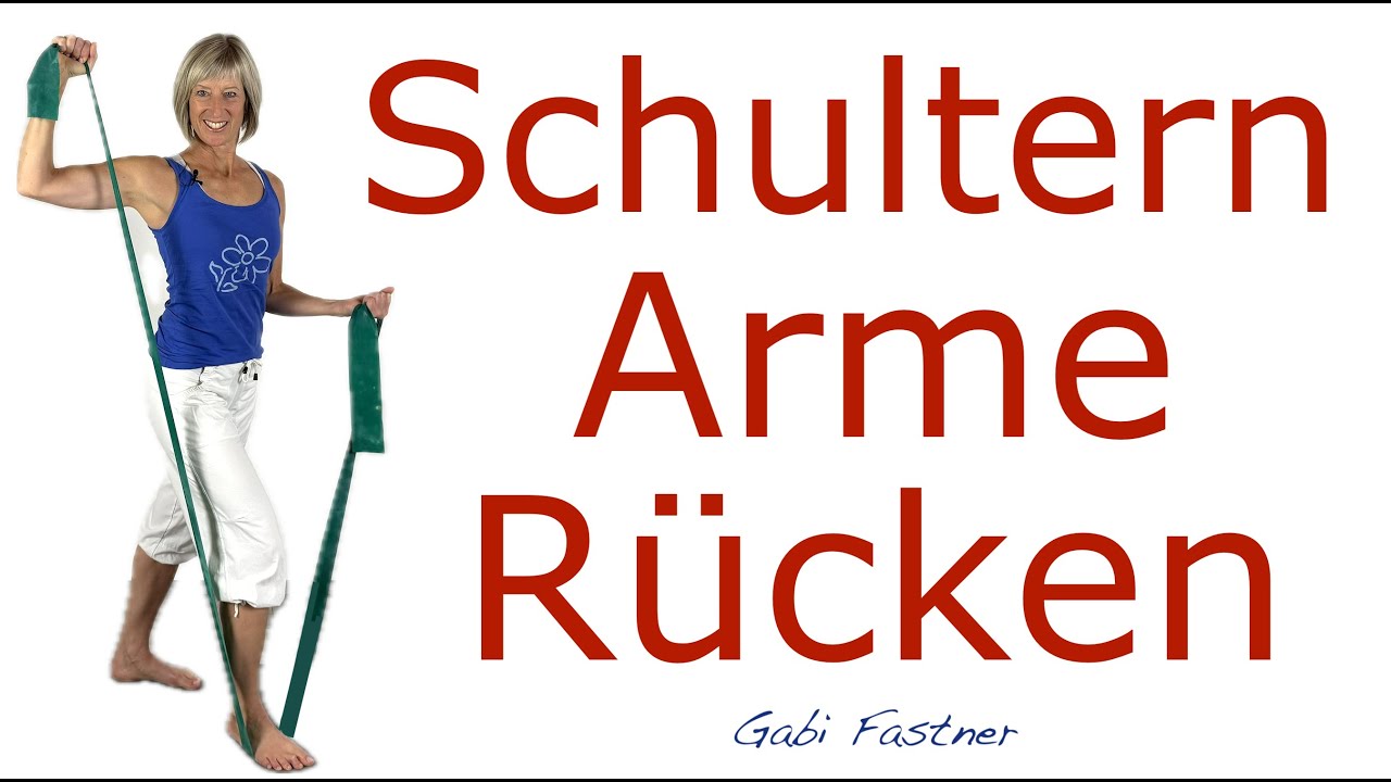 🍍30 min. Schultern ,Arme, Rücken formen und straffen | Oberkörper-Kräftigung mit dem Band