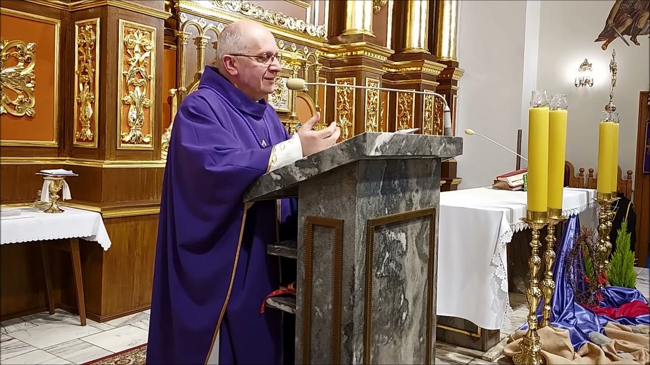 Tymbark. Słowo ks. proboszcza Jana Banacha do rycerzy Zakonu św. Jana Pawła II Wielkiego