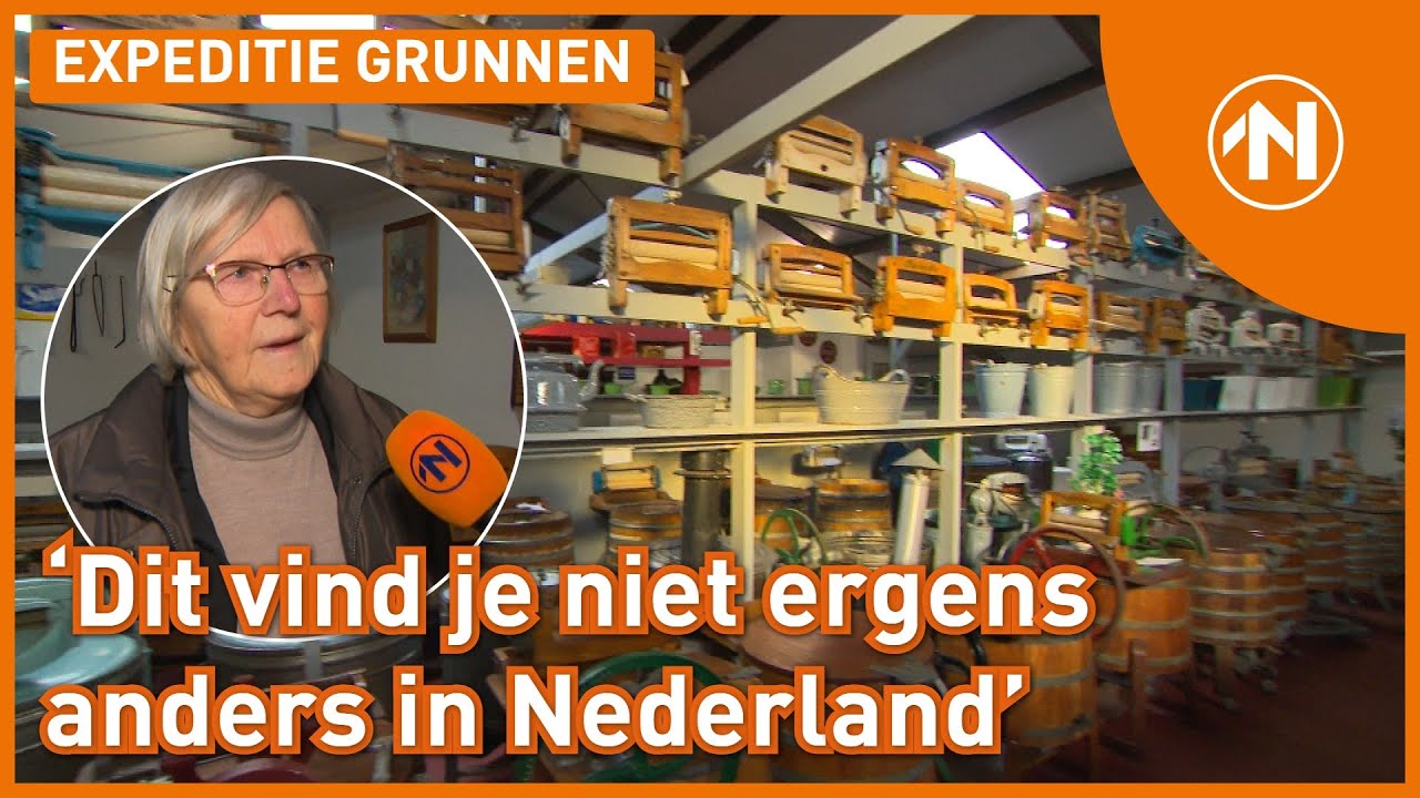 Een kind kan de was doen in het WASMUSEUM in Doezum