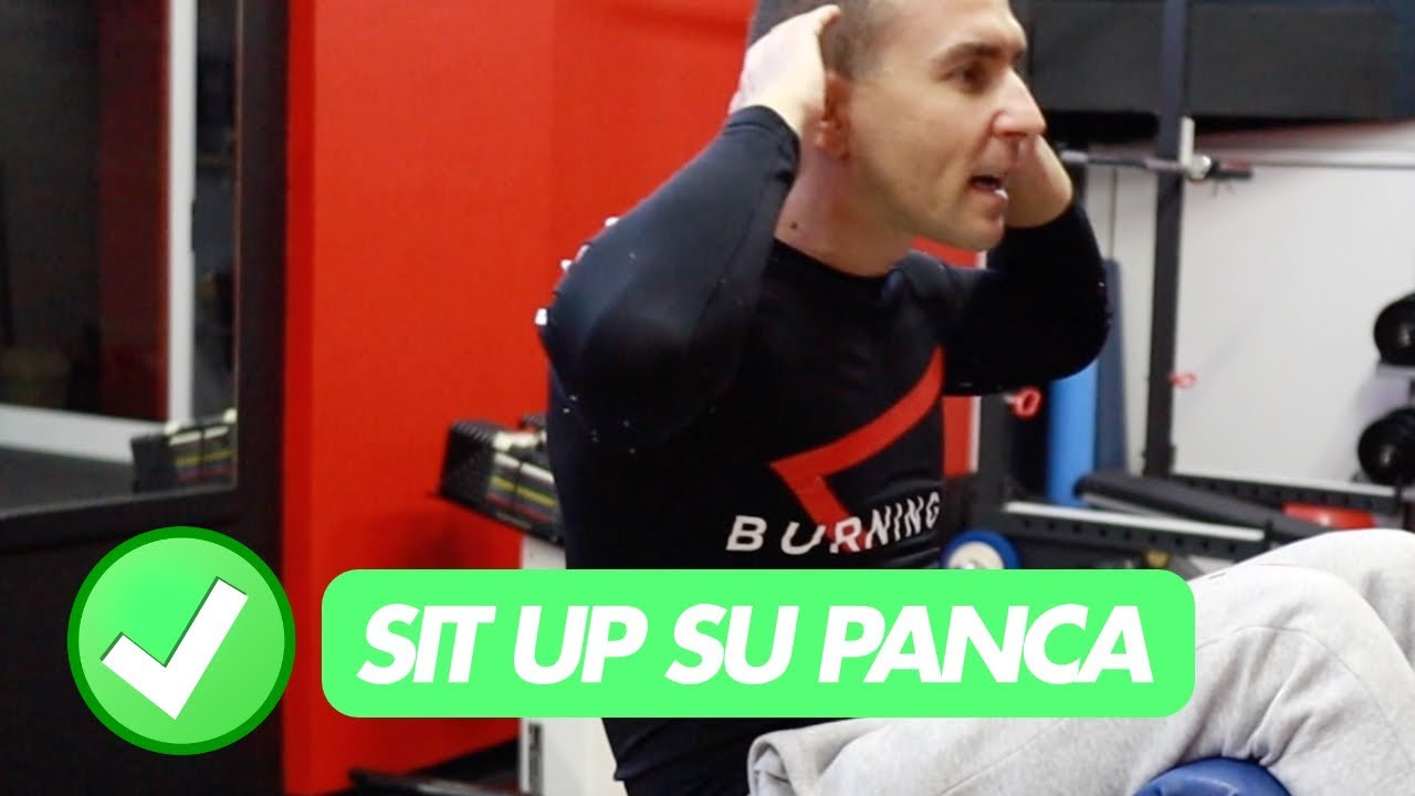 Sit Up su Panca Tutorial - Semplici consigli
