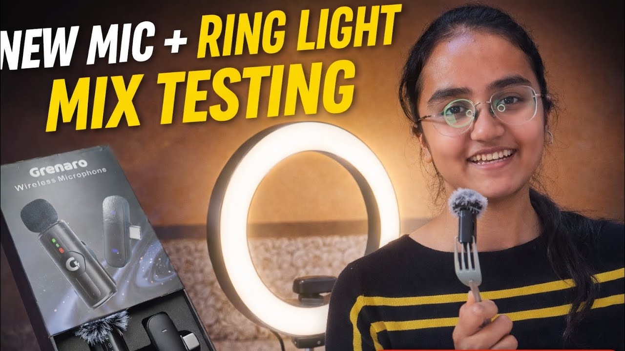 New mic. New light. New start.Perfect nahi, bas present 🏠✨#dailyvlog #newvlogger #smallcreator #yt 