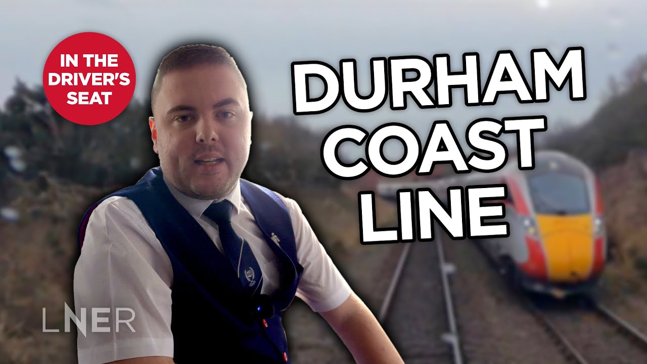 The Durham Coast Line with train driver commentary | In the Driver's Seat