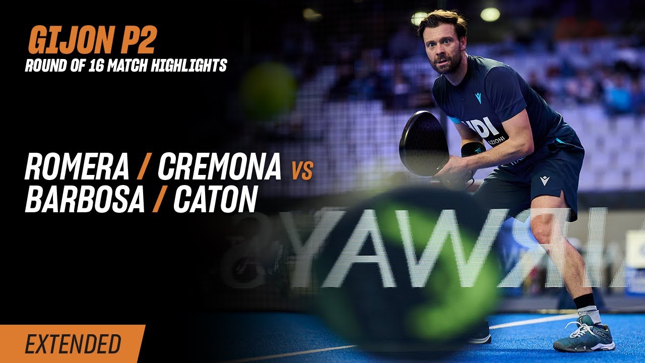 Gijon Premier Padel P2 🇪🇸🎾 Romera / Cremona vs. Barbosa / Caton (R16 Highlight)