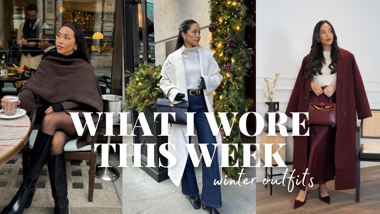 WHAT I WORE THIS WEEK | winter outfits, casual outfits, winter lookbook