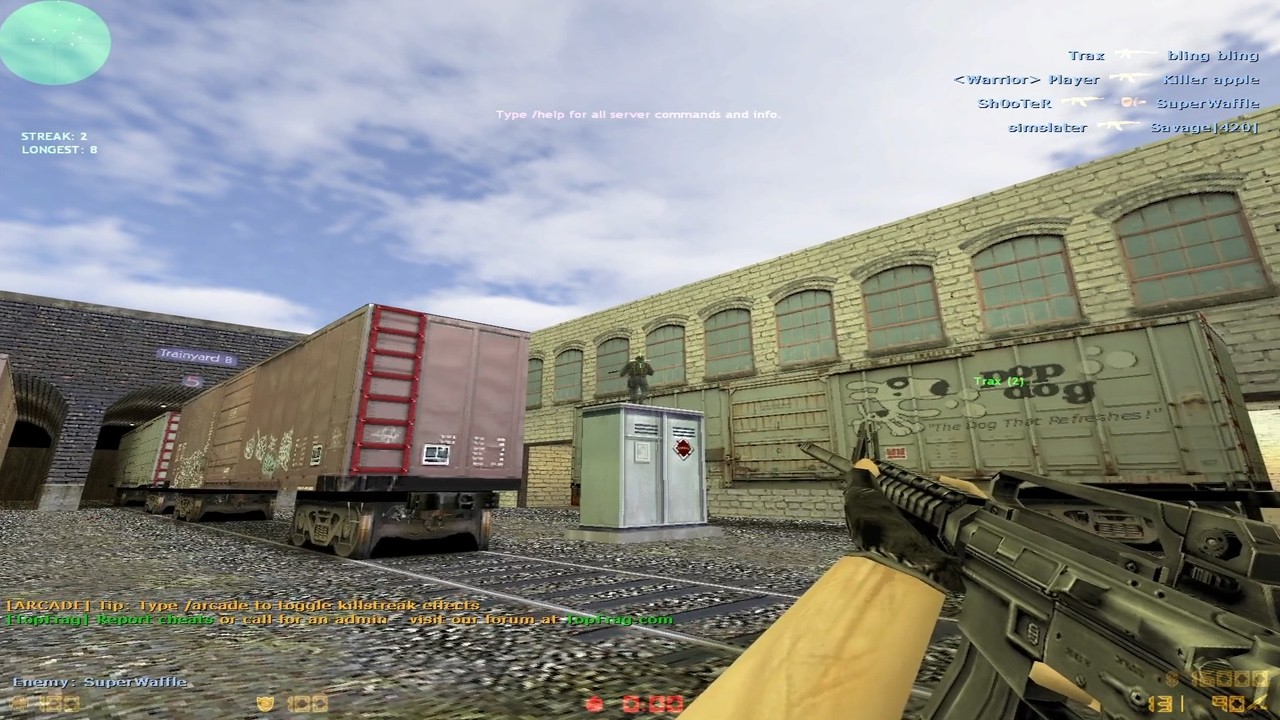 Counter-Strike 1.6 in 2026 de_train Gameplay Deathmatch (No Commentary)