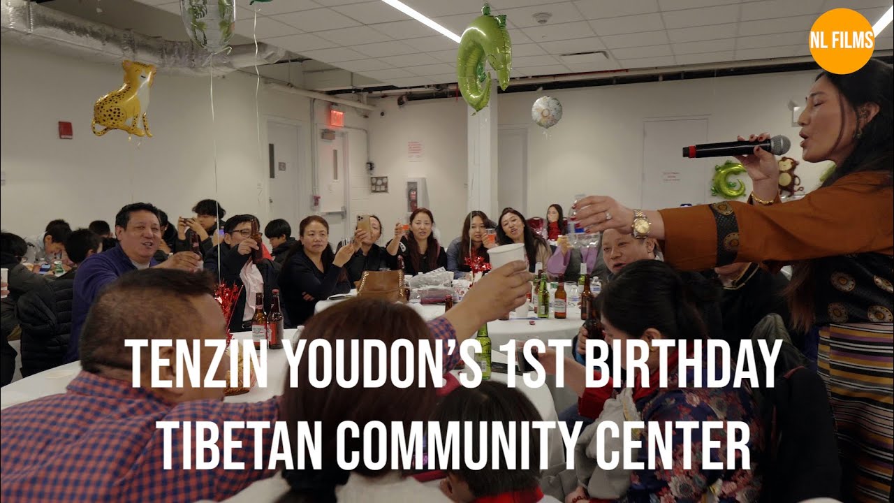 Full of Entertainment and Gorshey. Tenzin Youdon's 1st Birthday Party at Tibetan Community Center.