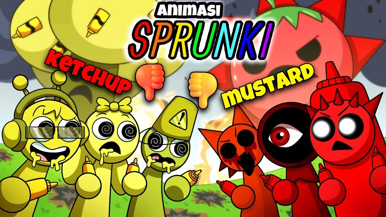 SPRUNKI KETCHUP☢️🤮 (disaosin aja) - Animasi Sprunki bahasa indonesia