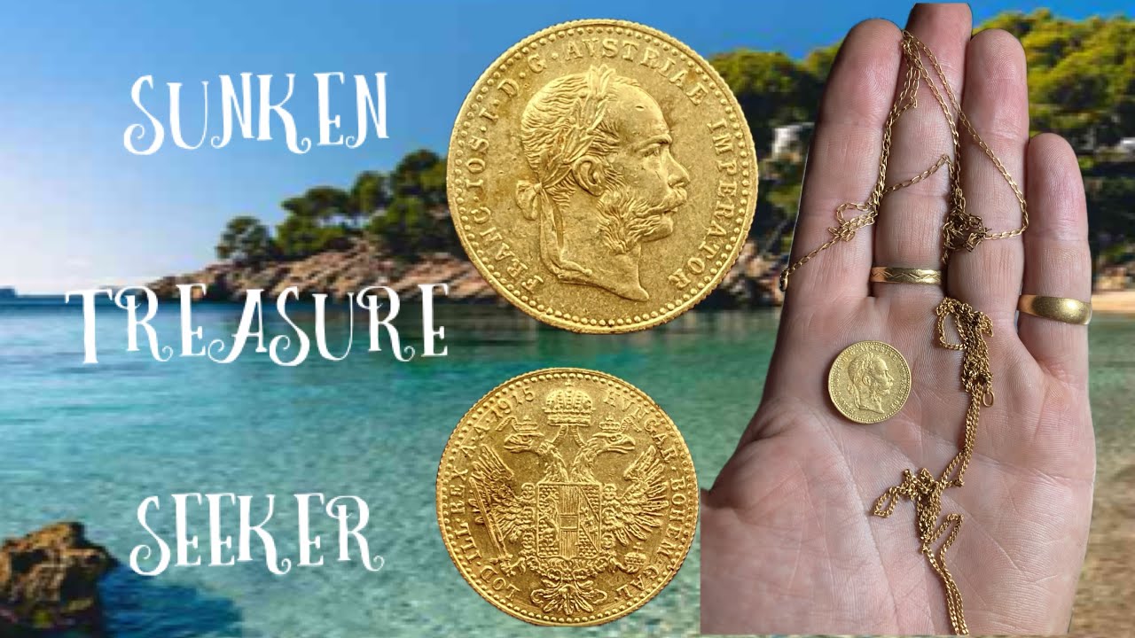 Underwater diving gold metal detecting ! Austrohungarian gold coin 🥳🥳🥳🥳🥳🤪🤪🤪🤪!