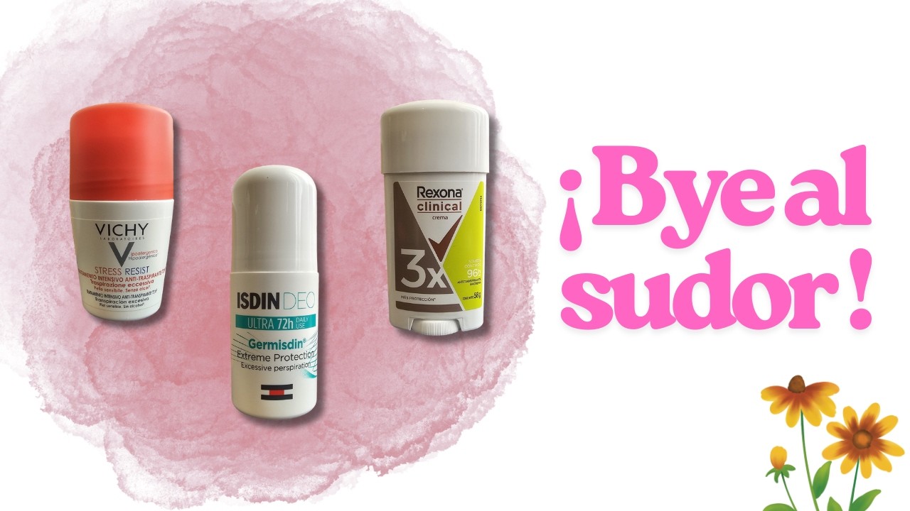 Dile adiós al sudor con 3 productos ¡100% recomendados!