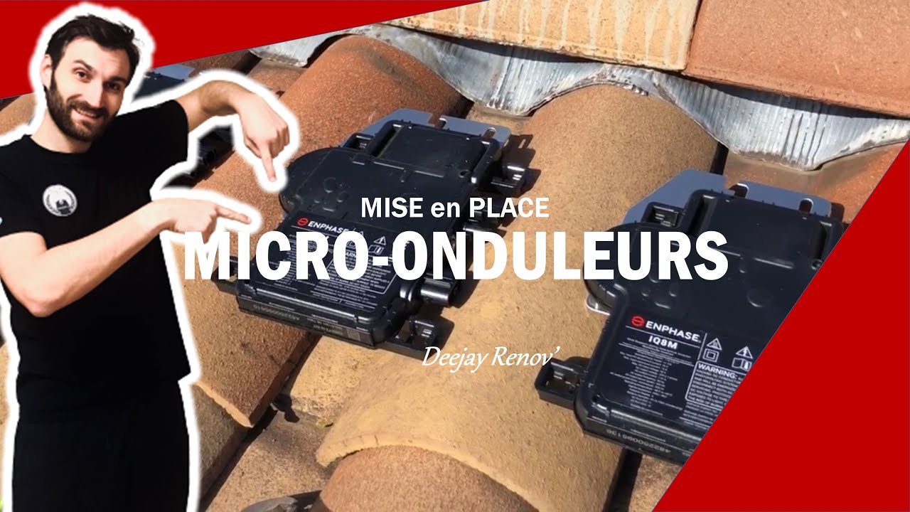 Etape 7 - Mise en place des micro onduleurs ENPHASE IQ8 (J'installe seul mes panneaux solaires)