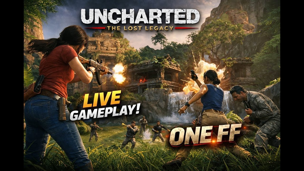 Uncharted The Lost Legacy LIVE 🔴 | Full Action Gameplay | ONE FF